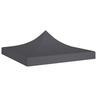Partytentdak 270 g/m&sup2; 2x2 m antraciet  1