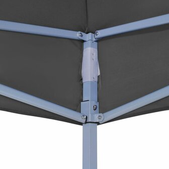 Partytentdak 270 g/m&sup2; 2x2 m antraciet  4