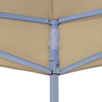 Partytentdak 270 g/m&sup2; 2x2 m beige  4