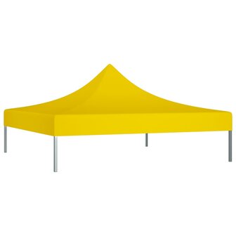 Partytentdak 270 g/m&sup2; 2x2 m geel  2