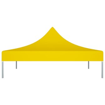 Partytentdak 270 g/m&sup2; 2x2 m geel  3