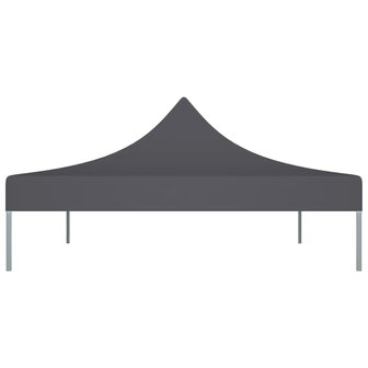 Partytentdak 270 g/m&sup2; 4x3 m antraciet 4