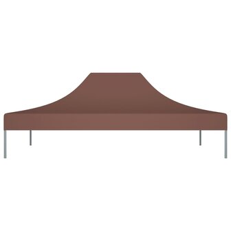 Partytentdak 270 g/m&sup2; 4x3 m bruin 3