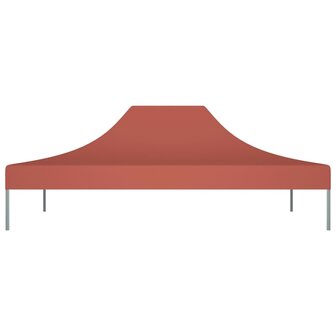 Partytentdak 270 g/m&sup2; 4x3 m terracotta 3