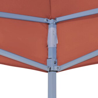 Partytentdak 270 g/m&sup2; 4x3 m terracotta 5
