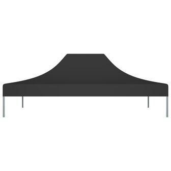 Partytentdak 270 g/m&sup2; 4x3 m zwart 3