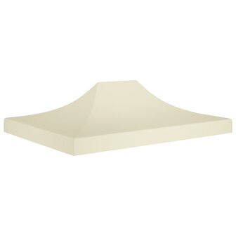 Partytentdak 270 g/m&sup2; 4,5x3 m cr&egrave;mekleurig 1