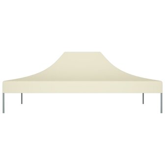 Partytentdak 270 g/m&sup2; 4,5x3 m cr&egrave;mekleurig 3
