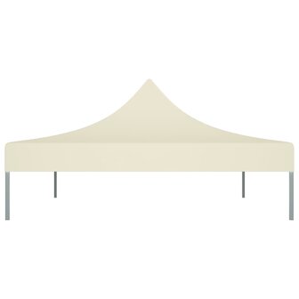 Partytentdak 270 g/m&sup2; 4,5x3 m cr&egrave;mekleurig 4