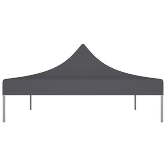 Partytentdak 270 g/m&sup2; 4,5x3 m antracietkleurig 4