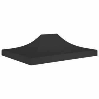 Partytentdak 270 g/m&sup2; 4,5x3 m zwart 1