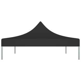 Partytentdak 270 g/m&sup2; 4,5x3 m zwart 4