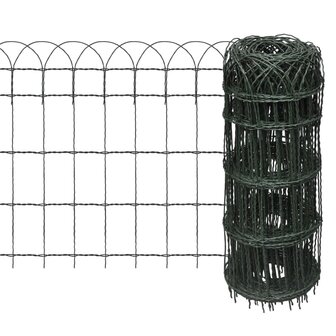 Borderafscheiding 10x0,65 m gepoedercoat ijzer 1