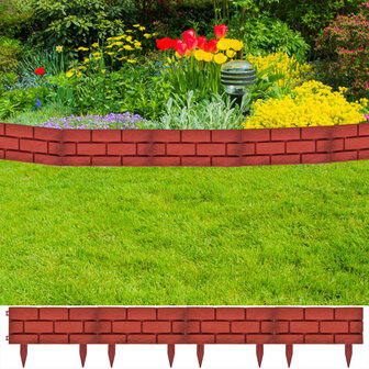 Borderranden 11 st met baksteenontwerp 1