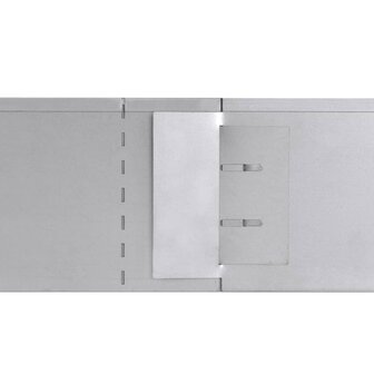 5 st Grasboord flexibel 100x14 cm gegalvaniseerd staal  7