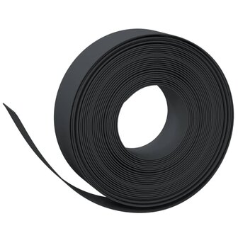 Tuinrand 10 m 15 cm polyetheen zwart 2