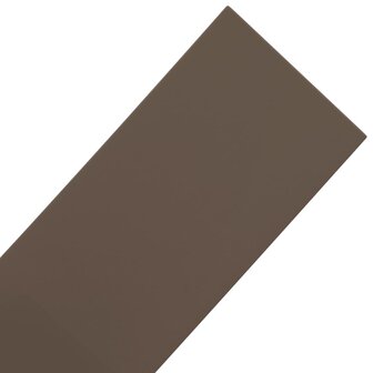 Tuinrand 10 m 15 cm polyetheen bruin 5