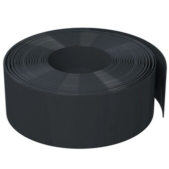 Tuinrand 10 m 20 cm polyetheen zwart 3