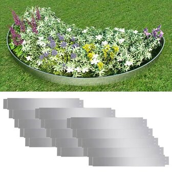 15 st Grasboord flexibel 100x14 cm gegalvaniseerd staal 1