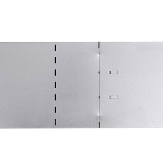 15 st Grasboord flexibel 100x14 cm gegalvaniseerd staal 8