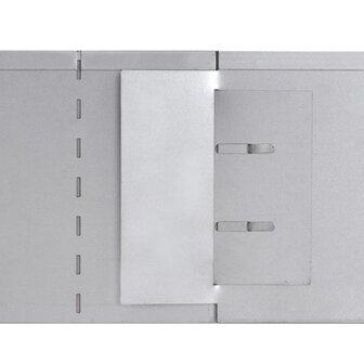 Grasboorden 10 st 100x20 cm gegalvaniseerd staal 6