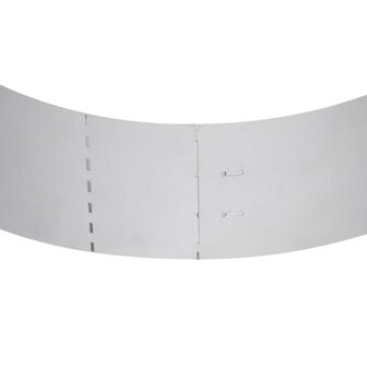 Grasboorden 10 st 100x20 cm gegalvaniseerd staal 9