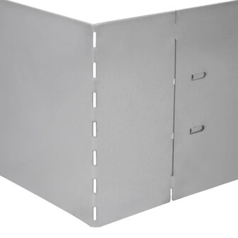 Grasboorden 15 st 100x20 cm gegalvaniseerd staal 5