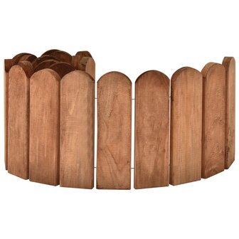 Gazonranden 3 st 120 cm ge&iuml;mpregneerd grenenhout 3