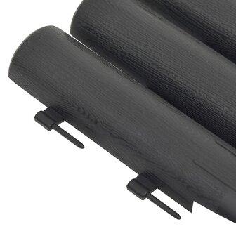 Gazonranden 36 st 10 m PP antracietkleurig 5