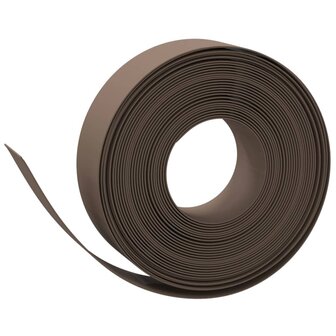Tuinranden 2 st 10 m 15 cm polyetheen bruin 3