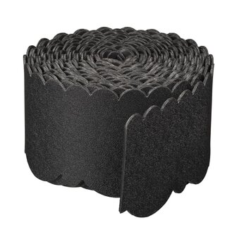 Nature Borderrand decoratief 0,13x12 m 3 mm zwart 2