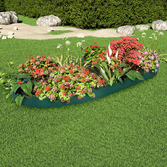 Gazonranden 10 st 65x15 cm PP groen 1