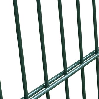 Poort dubbelstaafmat (enkel) 106x130 cm groen 5