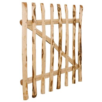 Poort enkel 100x100 cm hazelaarhout 3