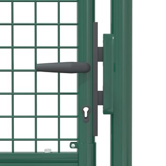 Poort 100x125 cm staal groen 6