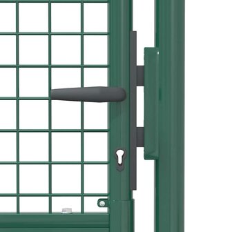 Poort 100x125 cm staal groen 7