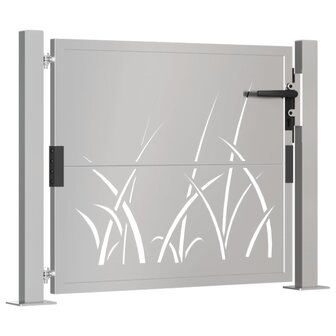 Poort grasontwerp 105x105 cm cortenstaal 3