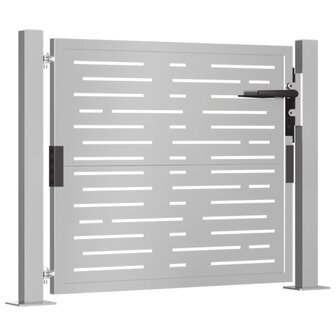 Poort vierkant 105x80 cm cortenstaal 3
