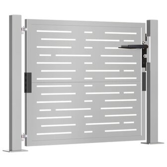 Poort vierkant 105x105 cm cortenstaal 3
