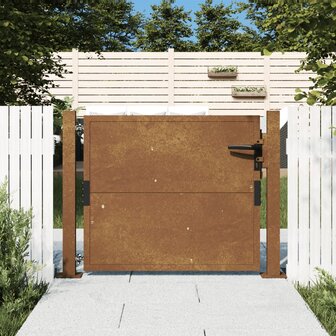 Poort 105x80 cm cortenstaal 1