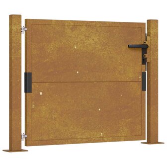Poort 105x80 cm cortenstaal 2