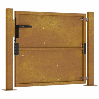Poort 105x80 cm cortenstaal 5