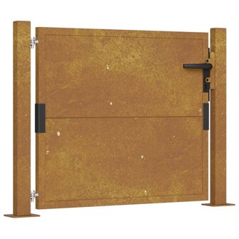 Poort 105x105 cm cortenstaal 2