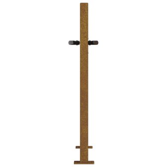 Poort 105x80 cm boomontwerp cortenstaal 5
