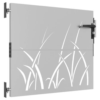 Poort 85x75 cm grasontwerp cortenstaal 3