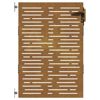 Poort 85x125 cm vierkant cortenstaal 4