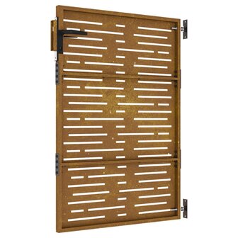 Poort 85x125 cm vierkant cortenstaal 6