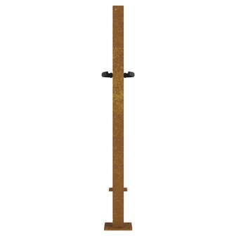 Poort 105x80 cm vierkant cortenstaal 5