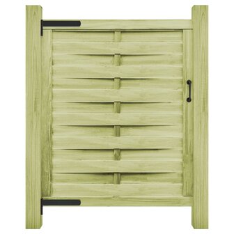 Poort 100x125 cm groen ge&iuml;mpregneerd grenenhout 1