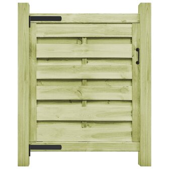 Poort 100x100 cm ge&iuml;mpregneerd grenenhout groen 2